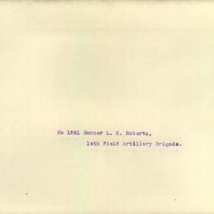 Soldier packet page