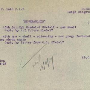 Soldier packet page