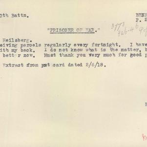 Soldier packet page