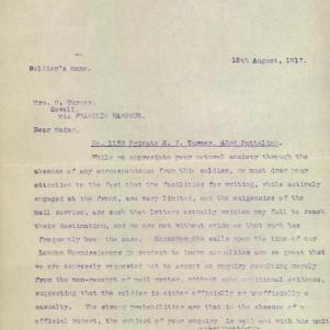 Soldier packet page