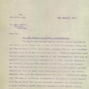 Soldier packet page