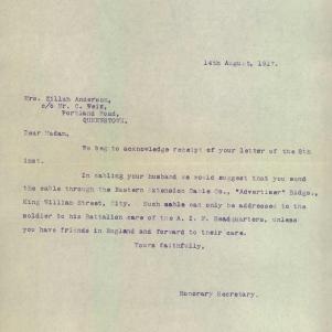 Soldier packet page