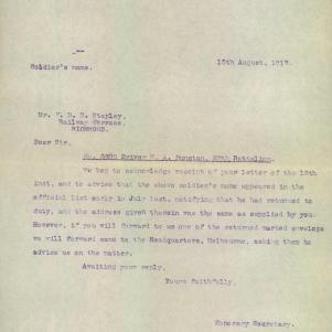 Soldier packet page