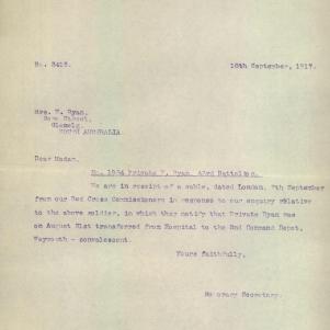 Soldier packet page