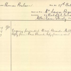 Soldier packet page