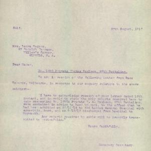 Soldier packet page