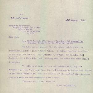 Soldier packet page