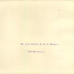 Soldier packet page