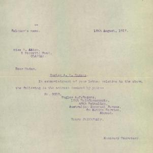 Soldier packet page
