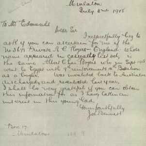Soldier packet page