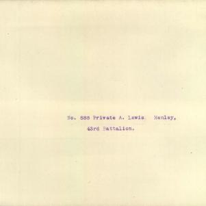 Soldier packet page