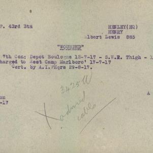 Soldier packet page