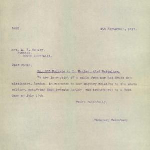 Soldier packet page