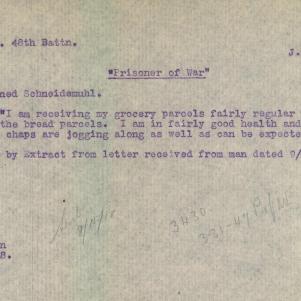 Soldier packet page