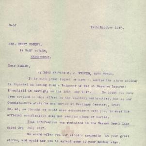 Soldier packet page
