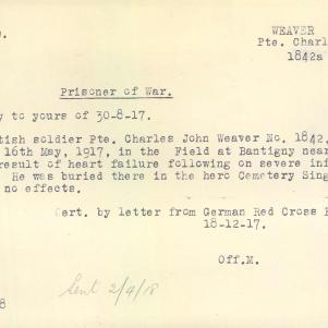 Soldier packet page
