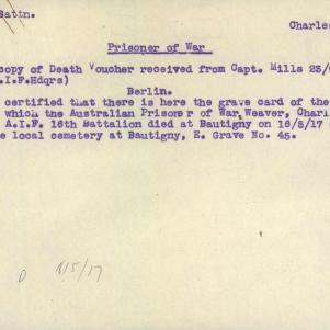 Soldier packet page