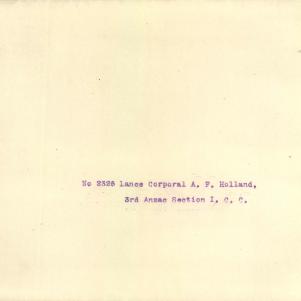 Soldier packet page