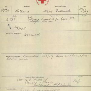 Soldier packet page