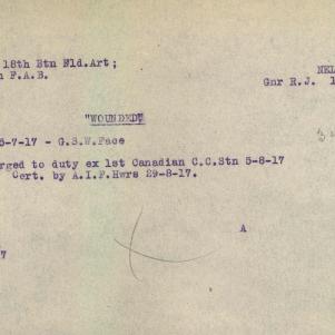 Soldier packet page