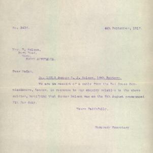 Soldier packet page