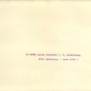 Soldier packet page
