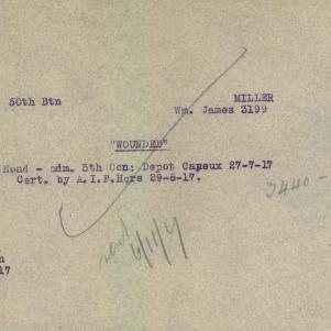 Soldier packet page