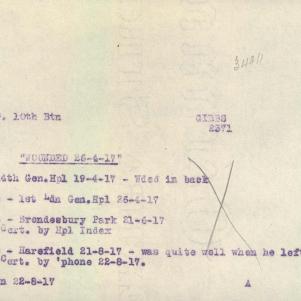 Soldier packet page
