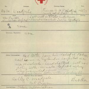 Soldier packet page