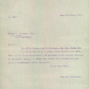 Soldier packet page