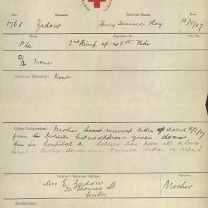 Soldier packet page