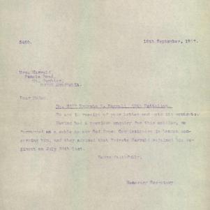 Soldier packet page