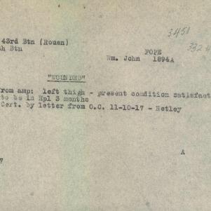 Soldier packet page