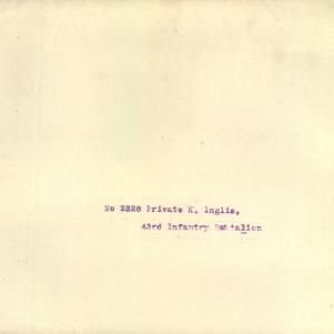 Soldier packet page