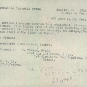 Soldier packet page