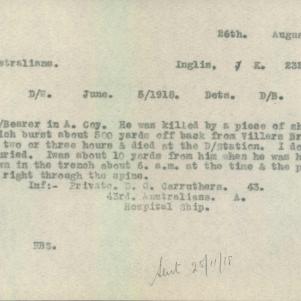 Soldier packet page