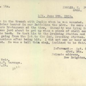 Soldier packet page