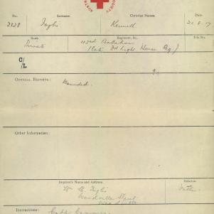 Soldier packet page
