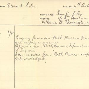 Soldier packet page