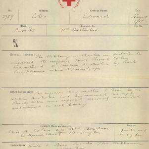Soldier packet page