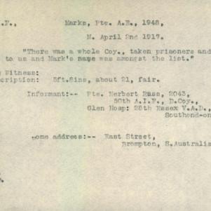 Soldier packet page