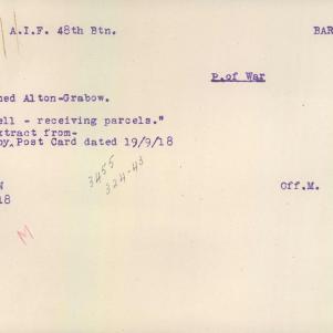 Soldier packet page