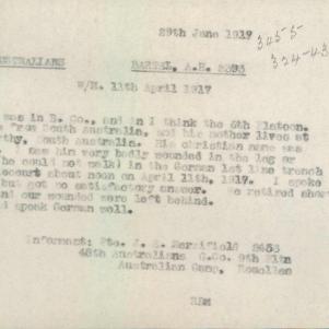 Soldier packet page
