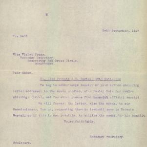 Soldier packet page