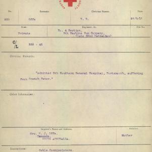 Soldier packet page