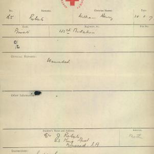 Soldier packet page