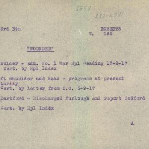 Soldier packet page