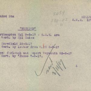 Soldier packet page