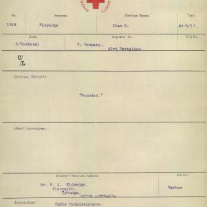 Soldier packet page