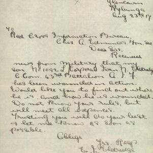 Soldier packet page